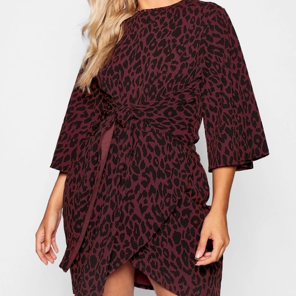 Boohoo Dresses & Skirts - NWT - Boohoo - Leopard Print - Dress - Size 16